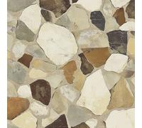 Stone Texture Self Adhesive Wallpaper Rock Gravel Road Contact Paper Peel and Stick Wallpaper Thicken Waterproof Matte with Sticky Back Canvas Wall Cabinets Furniture Stickers Decorate 0.4×5 m