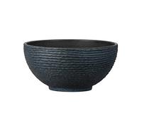 Stone Textured Effect Bowl Pot Plastic Planter, Single Pot - Suitable for Indoor or Outdoor Use - 20cm (H) x 40.5cm (Dia)