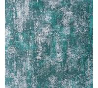 Stone Textures Emerald Green Wallpaper - Metallic Effect Modern Contemporary Feature Wall Textured Vinyl
