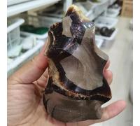 Stone Torch Flame Shaped Crystal Carving Ornaments Home Decor(500-600g)