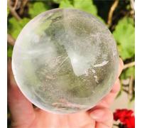 Stone Transparent Quartz Rock White Crystal Ball Home Decoration Gift(9-10cm) Gemstone Stone