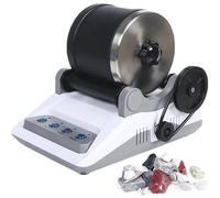 Stone Tumbler Polisher Machine, Professional Rock Tumbler Polisher Kit, Button 7 Day Polishing Timer, Detachable Gemstone Polisher for Kids All Ages