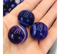 Stone Violet Agate Ball Crystal Home Decoration(5pc)