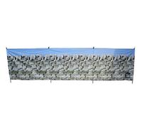 Stone Wall 4 Pole Compact Windbreak (Steel Poles)