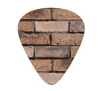 Stone Wall Bricks,12 Pcs Guitar Pick,3 Different Thickness Plectrums for Acoustic Guitar Bass Ukulele (0.46mm 0.96mm 0.71mm)