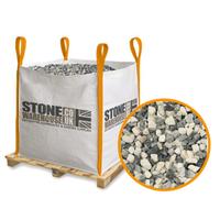 Stone Warehouse Blue Grey White Polar Ice Gravel 20mm Half Bulk Bag 500Kg Driveways, Footpaths, Borders, Raised Beds