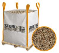 Stone Warehouse Grey Buff Heritage Quartz Gravel 14mm Bulk Bag 800Kg Driveways, Footpaths, Borders, Raised Beds