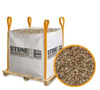 Stone Warehouse Grey Buff Heritage Quartz Gravel 14mm Half Bulk Bag 500Kg Driveways, Footpaths, Borders, Raised Beds