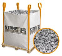Stone Warehouse Lakeland Blue Slate Chippings 20mm Bulk Bag 850Kg Footpaths, Borders, Raised Beds, Ponds