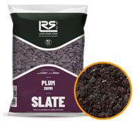 Stone Warehouse Plum Slate Chippings 20mm Single Bag 20Kg Footpaths, Borders, Raised Beds, Ponds