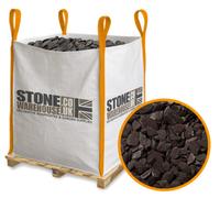 Stone Warehouse Plum Slate Chippings 40mm Bulk Bag 800Kg Footpaths, Borders, Raised Beds, Ponds