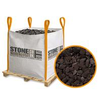 Stone Warehouse Plum Slate Chippings 40mm Half Bulk Bag 500Kg Footpaths, Borders, Raised Beds, Ponds