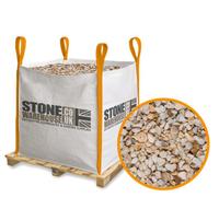 Stone Warehouse Spanish Gold Chippings 12-20mm Half Bulk Bag 500Kg Driveways, Footpaths, Borders, Raised Beds