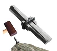 Stone Wedge Splitter Tool - Iron Rock Splitting, Wedges Shims | Manual Stone Chisel Breaker, Quarrying Granite Marble Masonry Hand Tools, for core Landscaping and Construction Jobs Masonry