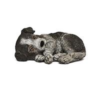 stoneandstyle Jack Russell Puppy Frost Proof Weatherproof Cast Stone Figure