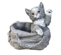 stoneandstyle Solid Cast Stone Cleo Cat - 4.8kg