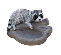 stoneandstyle Stone Figurine Raccoon Frost-Proof Cast Stone Sculptures