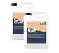 StoneCare4U - All Stone Sealer Colour Boost - 2 x 5L - Colour Enhancement Exterior Natural Stone Sealant for Sandstone, Limestone, Slate & More. Outdoor Clear Sealant for Patio, Drive & Paths