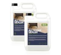StoneCare4U - All Stone Sealer Matt Finish - 2 x 5L - Dry Finish, Invisible, Exterior Natural Stone Sealant for Sandstone, Limestone, Slate & More. Outdoor Clear Sealant for Patio, Drive & Paths