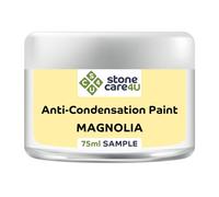 Stonecare4u Anti-Condensation Paint - Magnolia, 75ml - Internal Paint for Wall, Ceiling, Bathroom, Kitchen, Bedroom & Lounge - Reduces Condensation & Protects Against Mould, Mildew & Damp