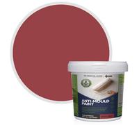 Stonecare4U - Anti-Mould Paint - Brick Red (5L) Bathroom, Kitchen & Bedroom Walls & Ceilings - Protect Against Mould