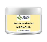 Stonecare4u Anti Mould Paint - Magnolia, 75ml Sample For Walls & Ceilings in Bathrooms, Kitchens & Bedrooms. Ultimate Protection Against Dangerous Mould - 5yr Mould Resistance