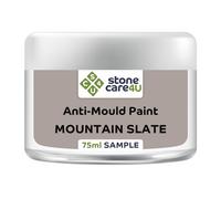Stonecare4u Anti Mould Paint - Mountain Slate, 75ml Sample - For Walls & Ceilings in Bathrooms, Kitchens & Bedrooms. Ultimate Protection Against Dangerous Mould - 5yr Mould Resistance