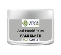 Stonecare4u Anti Mould Paint - Pale Slate, 75ml Sample - For Walls & Ceilings in Bathrooms, Kitchens & Bedrooms. Ultimate Protection Against Dangerous Mould - 5yr Mould Resistance