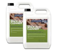 StoneCare4U Brick Acid Cleaner - 2 x 5 Litre - External Brick & Masonry Cleaner for Removing Stubborn Cement, Mortar & Efflorescence Stains - Concentrated & Acid-Based Brickwork & Masonry Solution