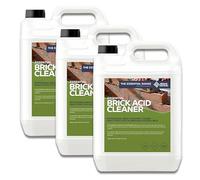StoneCare4U Brick Acid Cleaner - 3 x 5 Litre - External Brick & Masonry Cleaner for Removing Stubborn Cement, Mortar & Efflorescence Stains - Concentrated & Acid-Based Brickwork & Masonry Solution