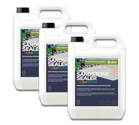 Stonecare4u - Essential Sandstone Sealer 'Colour Boost' - High Performance Eco Friendly Colour Enhancing Sealer, for Sandstone and Indian Sandstone Paving & Patio's (3 x 5 litres)