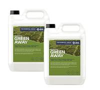 StoneCare4U Green Away - 2 x 5 Litre - Algae & Green Growth Remover for Patio, Path & Driveway - Outdoor Cleaner for Natural Stone, Concrete, Brickwork, Masonry, Sandstone, Limestone, Slate & More
