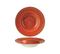 Stonecast Plate In Ceramic Spice Orange Bottom 22 Cm Orange Churchill