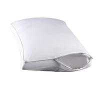 STONECREST Gusseted Pillow Protector-Set of 1, Hypoallergenic Zipper Premium Gusset Pillow Encasement Covers(white2/gusset Queen)