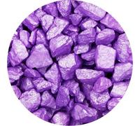 STONED® 1.5 Kilo Decorative Premium SILK Lavender Crystal Chippings - Pebbles -Stones - Wedding - Garden - Memorial - Display