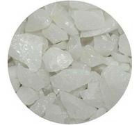 STONED® 1.5 Kilo Decorative Premium SILK White Crystal Chippings - Pebbles -Stones - Wedding - Garden - Memorial - Display