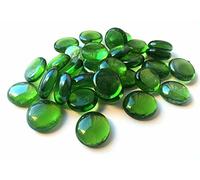 STONED® 200 glass pebbles MIXED Crystal Colours CHOOSE your Colours (Green)