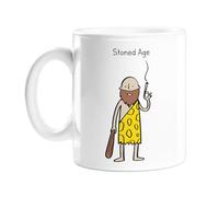 Stoned Age Doodle Mug | Funny Stoner Gift, Funny Weed Smokers Gift, Weed Gift, Marijuana Gift, Funny Mug for Pot Head, Rude Stoner Age Joke