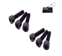 STONEDER 2 Sets Aluminum Pull Starter Mount Screw Bolts For 47cc 49cc 2 Stroke Engine Dirt Pocket Bike Mini ATV Quad 4 Wheeler Minimoto