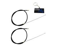 STONEDER 2x 35 Front Brake Cable For 2 Stroke 47cc 49cc Mini ATV Quad