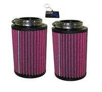 STONEDER 2x 43mm Air Pod Filters For Yamaha Banshee YFZ 350 ATV 26mm Stock Carbs