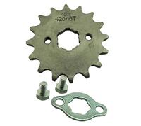 STONEDER 420 17mm ID Front Engine Sprocket Gear For Chinese 50cc 70cc 90cc 110cc 125cc 140cc 150cc 160cc ATV Quads Kazuma Pit Dirt Bikes SDG YCF Pitsterpro GPX SSR Orion Motor (420-16Tooth-17mm)