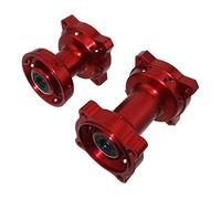 STONEDER CNC Aluminum SDG Wheel Rim Hubs For Pit Dirt Bike Mini Motard (Red)