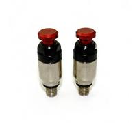 STONEDER M5 x 0.8 Front Fork Red Air Bleeder Valves For CR 80 85 125 250 500 CRF 150R 250R 450R 450X Motorcycle Motocross Dirt Pit Bike