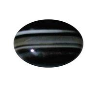 Stoneflex 7.25 Ratti Sulemani Hakik Stone Original Certified Natural Black Onyx Gemstone B0CZHDXPCK Silver Tone Created Sapphire