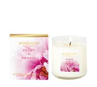 Stoneglow Botanic Peony & Pomelo Boxed Candle 190gms In Glass Tumbler