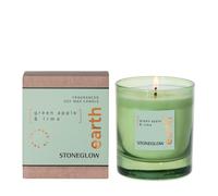 Stoneglow Elements Collection - Earth - Green Apple & Lime 160 grams Scented Candle (Green)