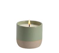 Stoneglow Elements Collection - Earth - Green Apple & Lime - Scented Soy Wax Ceramic Candle Tumbler (68x75mm) - Green