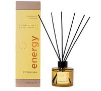 Stoneglow Elements Collection - Energy - Bitter Orange & Coriander 100ml Scented Reed Diffuser (Purple)