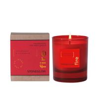 Stoneglow Elements Collection - Fire - Red Pepper & Cardamom 160 Grams Scented Candle - Red